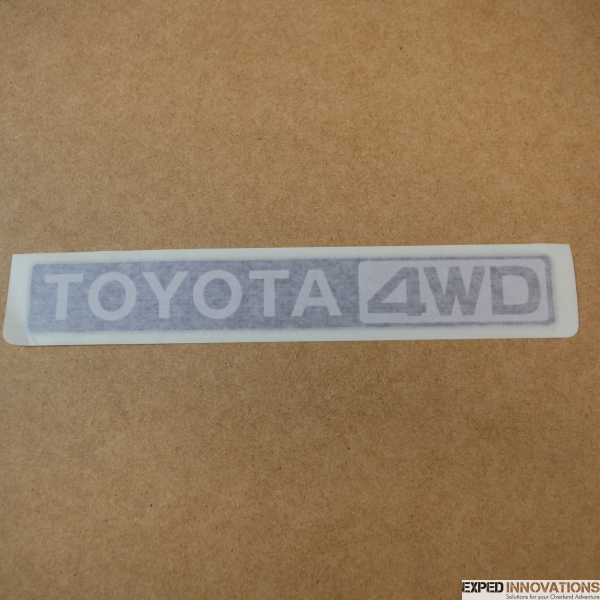 Toyota 4WD Aufkleber / Sticker LandCruiser J7