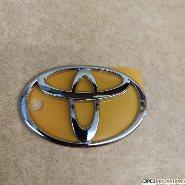Toyota LandCruiser Toyota Zeichen Aufkleber Silber Sticker