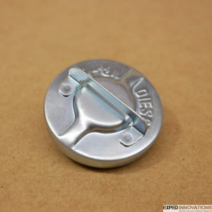 Toyota Land Cruiser J4 J6 J7 J8 Tank-Deckel Tankdeckel cap fuel filler Metal Silber