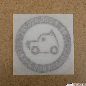 Toyota Dog Hunde Aufkleber Sticker japanische Schriftzeichen