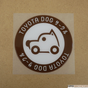 Toyota Dog Hunde Aufkleber original Japanisch Sticker