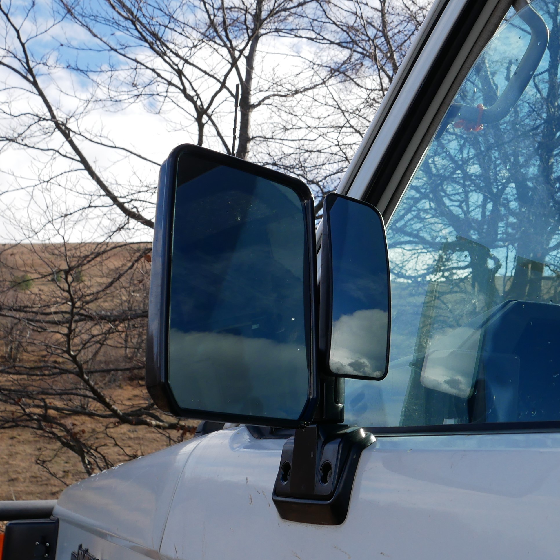 Toyota LandCruiser 70 71 73 74 75 76 78 79 Außenspiegel Zusatz-Spiegel bessere Sicht Winkel Nachrüst Satz Kit Set