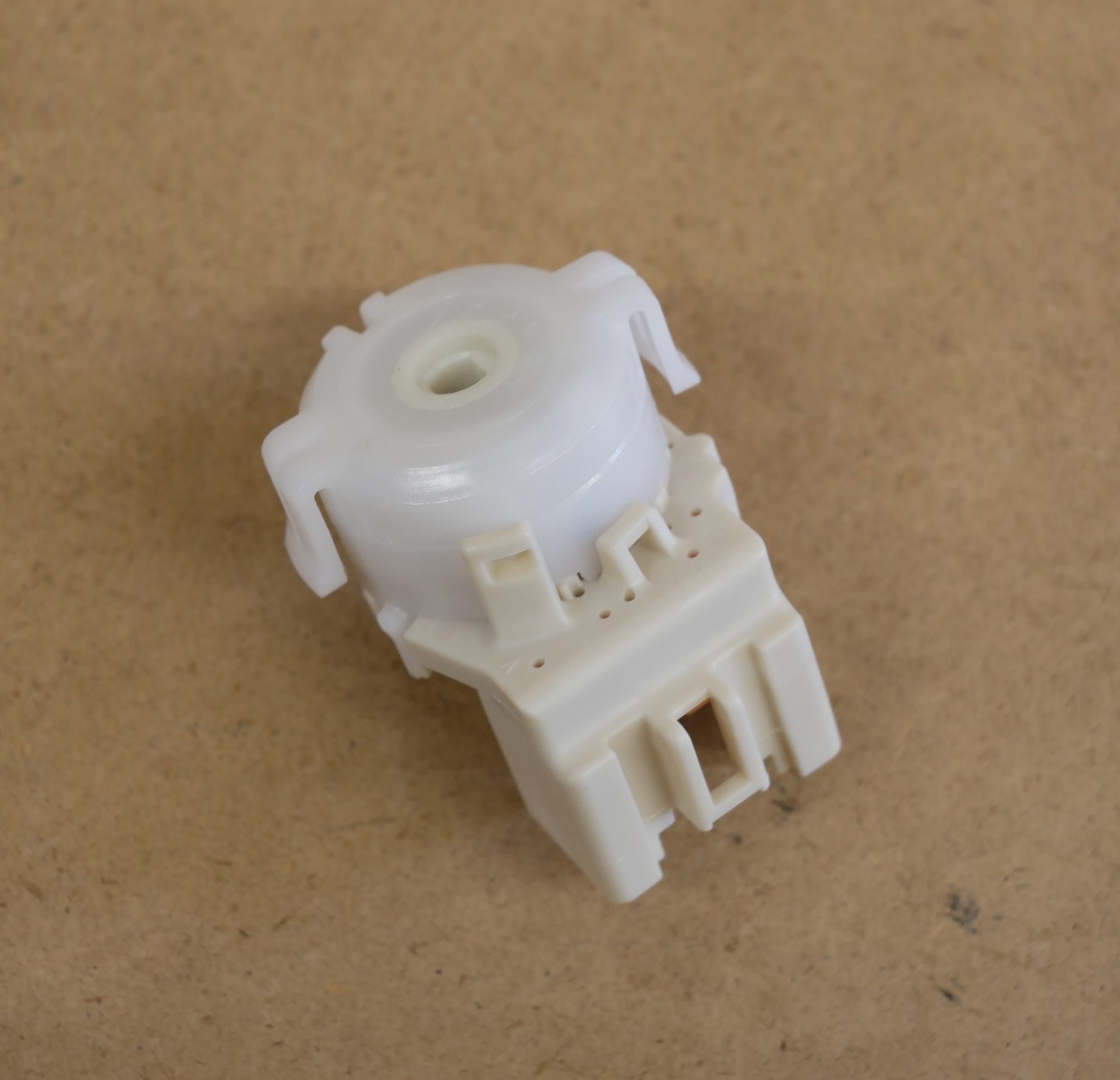 Toyota LandCruiser J7 GRJ HZJ VDJ Elektronik Schalter Zündschloss Dreh Stecker Weiß