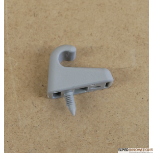 Toyota Land Cruiser J7 GRJ HZJ VDJ Halter Clip Halterung Sonnenblende Grau